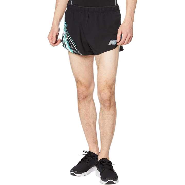New Balance New Balance Running Shorts Men's Black Blue