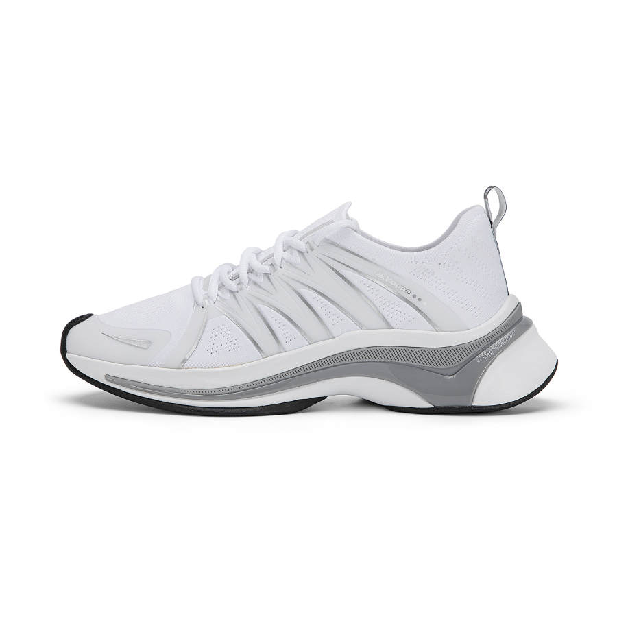 Kappa Abrasion Resistant Slip Resistant Lightweight Running Shoes Unisex White