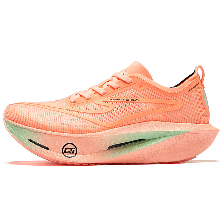 Erke Blue World 3.0 Low top Carbon Plate Running Shoes Women's Peach Blossom Fairy Colorway