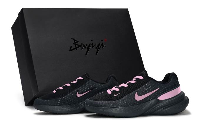 Nike Nike Uplift SC Slip Resistant Abrasion Resistant Low top Running Shoes Unisex Black Pink
