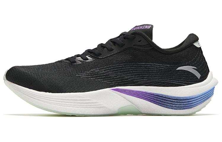 Anta C202 5.0Lite Cushioning Abrasion Resistant Rebound Low top Sprint Running Shoes Men's Black White
