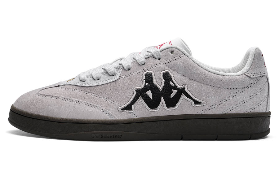 Kappa Tifo Back to Back Lightweight Low top Skateboard Shoes Unisex Gray Black