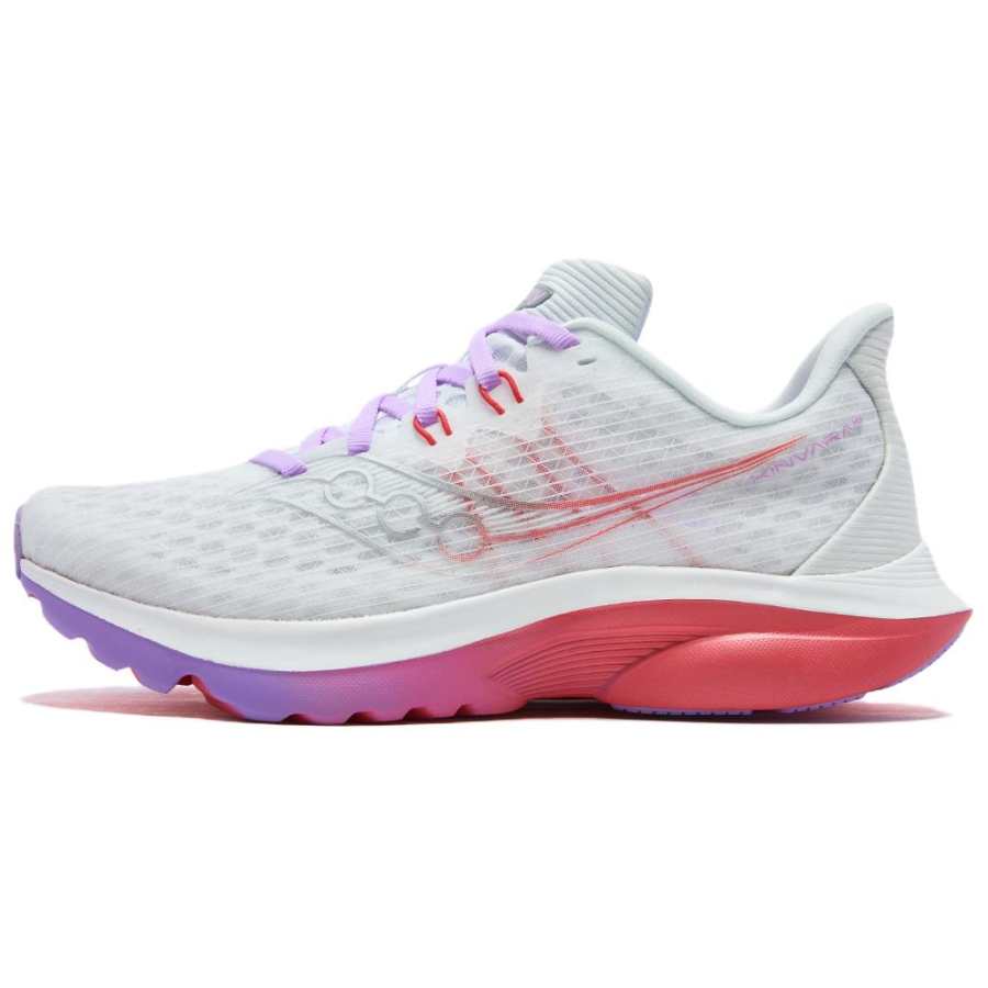 Saucony Kinvara Essence 16 Low top Casual Training Running Shoes Women's White Red