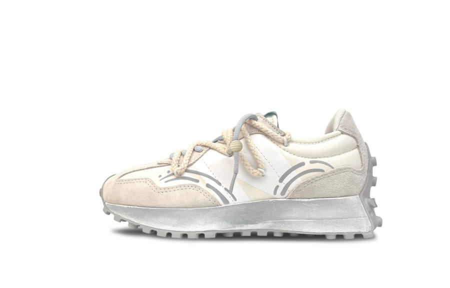New Balance New Balance NB 327 Abrasion Resistant Abrasion Resistant Low top Running Shoes Women's Beige