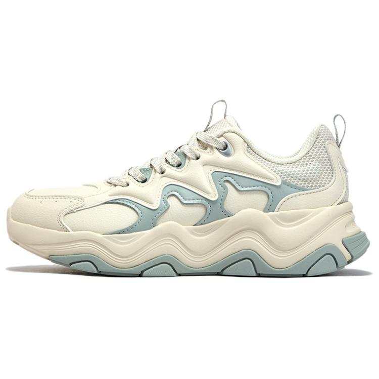 361° Slip Resistant And Abrasion Resistant Coverage Low top Casual Shoes Women's Beige Blue