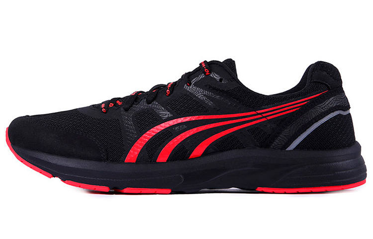 DO-WIN DO WIN Marathon Cushioning Slip Resistant Abrasion Resistant Breathable Low top Running Shoes Unisex Black Red