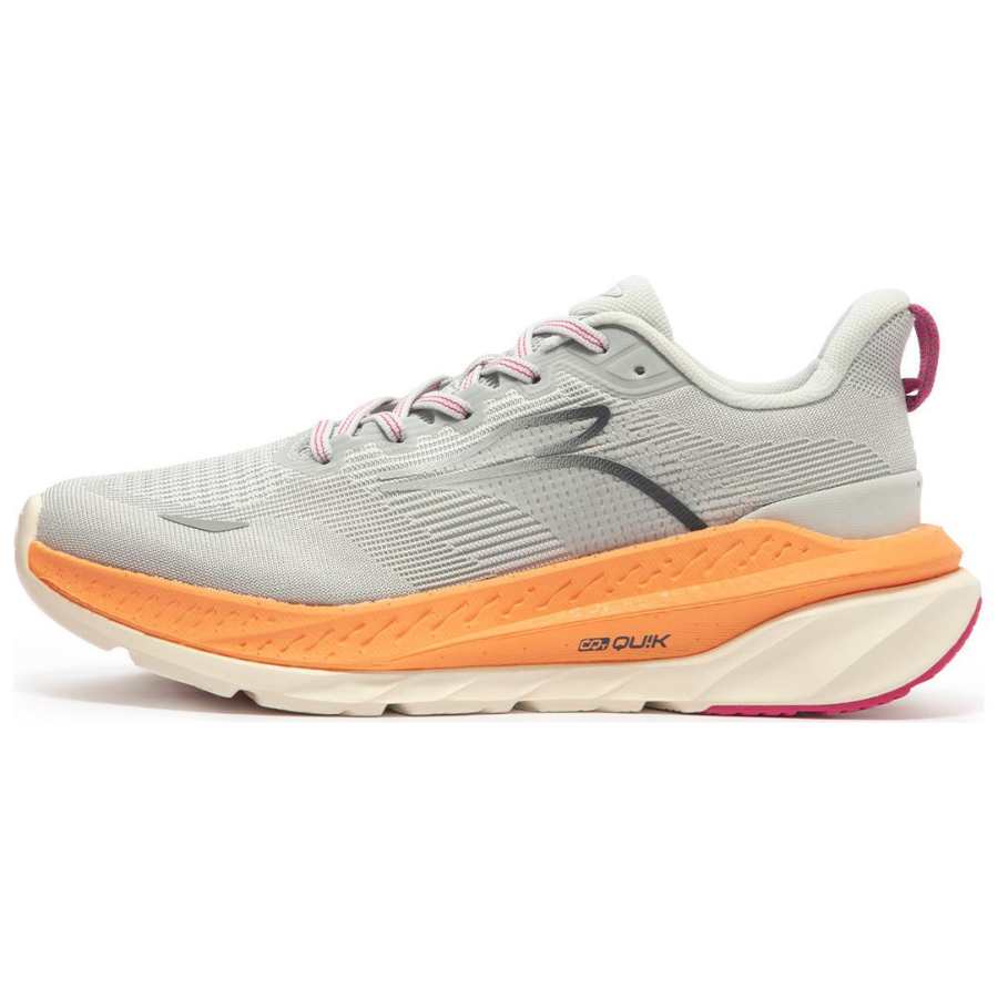 361° Abrasion Resistant Slip Resistant Abrasion Resistant Slip Resistant Low top Casual Running Shoes Men's Gray Orange