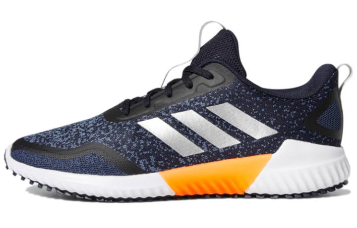 Adidas Adidas Edge Runner Fabric Breathable Low top Sprint Running Shoes Men's Blue