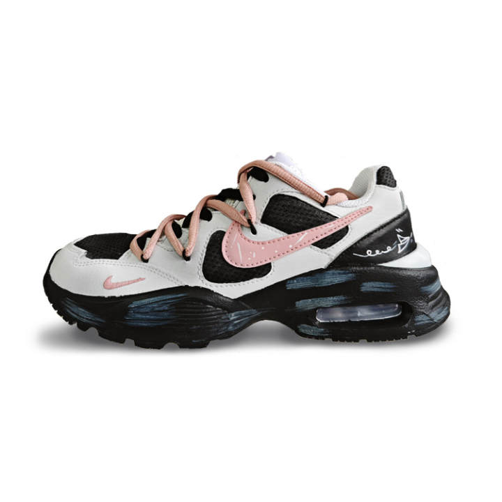 Nike Nike Air Max Fusion Low top Running Shoes Women's Black Pink White