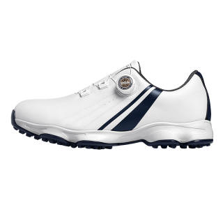 PGA Slip Resistant Abrasion Resistant Low top Golf Shoes Men's White Blue
