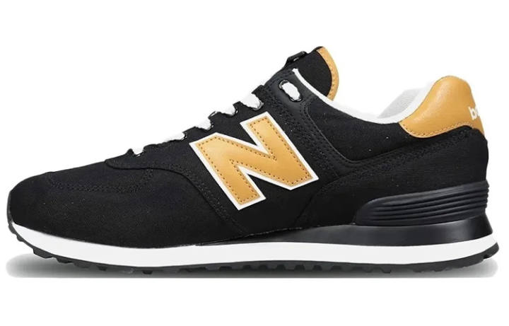 New Balance New Balance 574 Series Casual Black Yellow