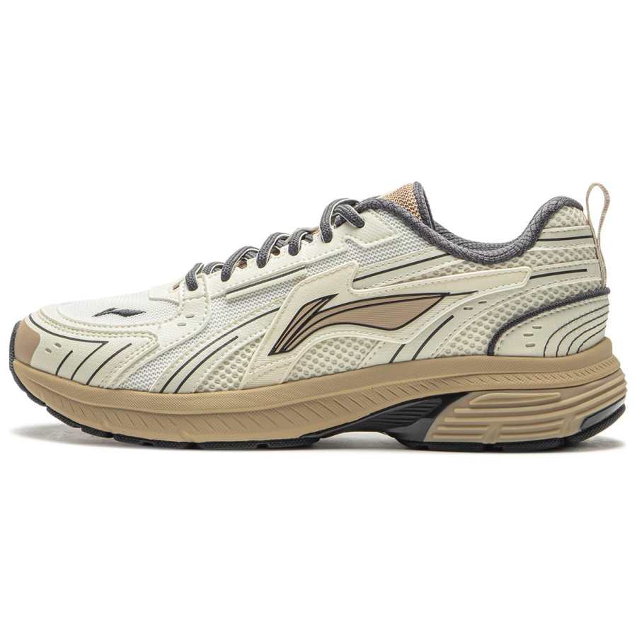 Li-Ning Li Ning Fuyao 1.5 Abrasion Resistant Slip Resistant Low top Casual Running Shoes Women's Ecru