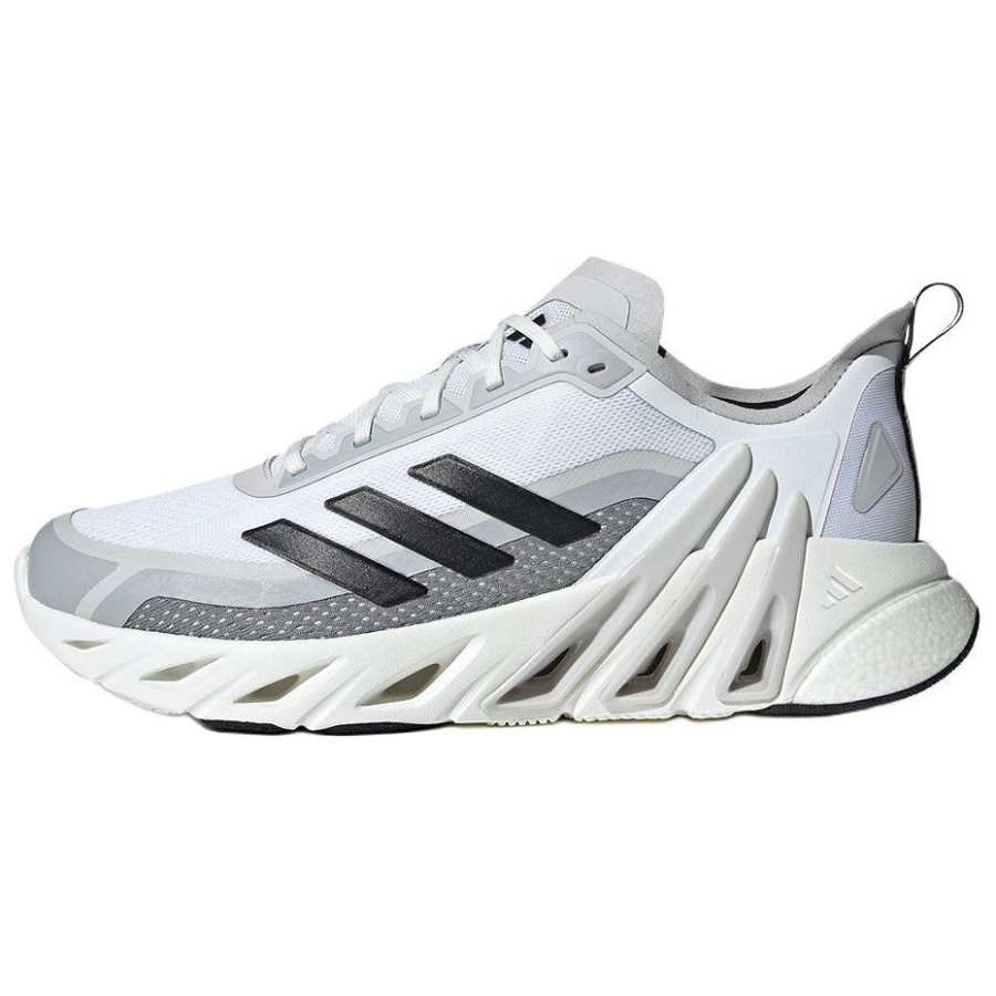 Adidas Adidas ALL DAY BOOM Comfortable Slip Resistant And Breathable Low top Casual Running Shoes Men's White Gray