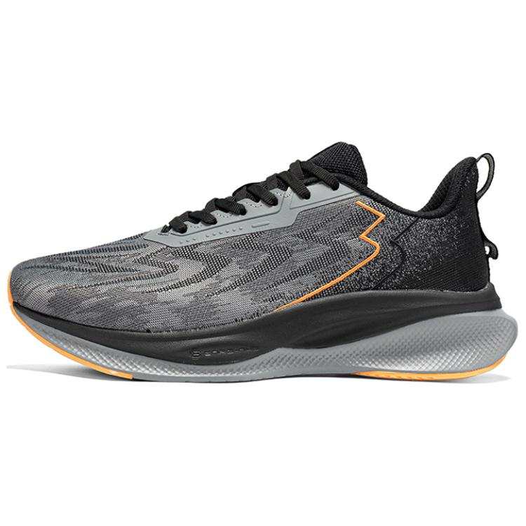 361° Slip Resistant Abrasion Resistant Slip Resistant Abrasion Resistant Low top Running Shoes Men's Black Orange