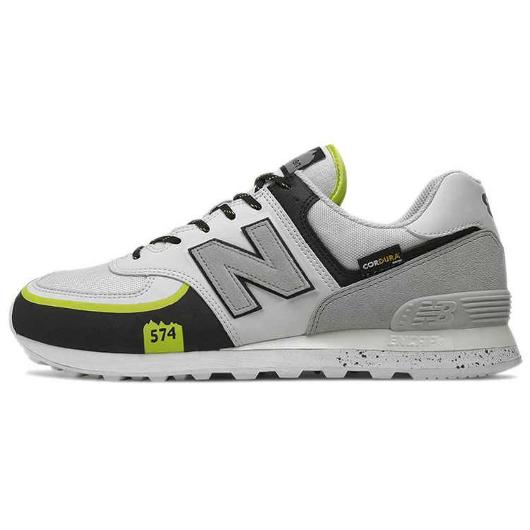 New Balance New Balance NB 574 Abrasion Resistant Low top Running Shoes Men's Light Gray