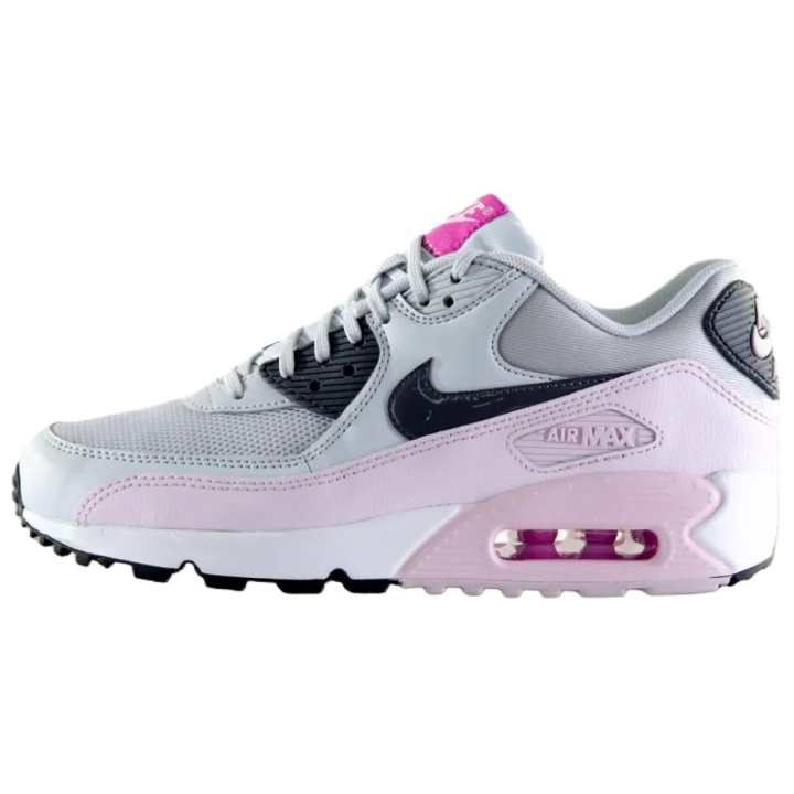 Nike Nike Air Max 90 Abrasion Resistant Low top Casual Running Shoes Women's Gray