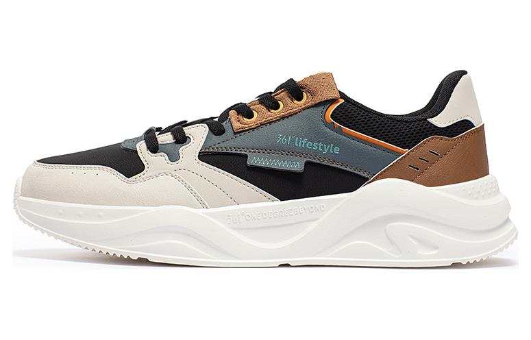 361° Wear resistant And Waterproof Low top Casual Shoes Men's Black White