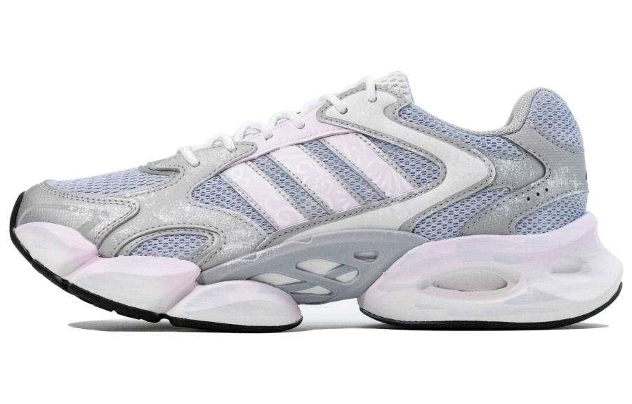 Adidas Adidas MEGASTRIDE Abrasion Resistant Low top Running Shoes Unisex Gray Purple