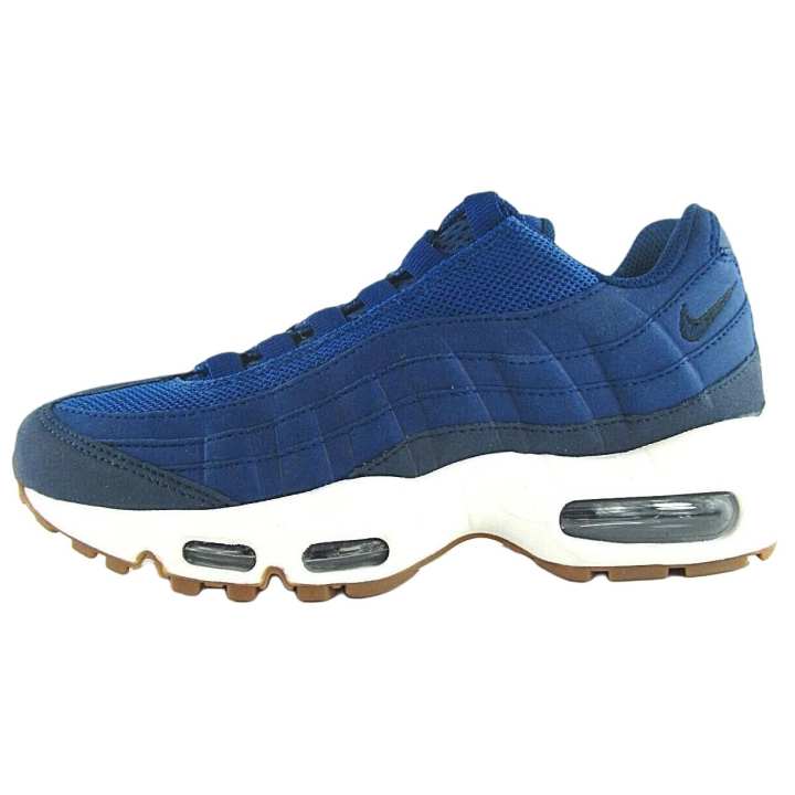 Nike Nike Air Max 95 Abrasion Resistant Low top Running Shoes Women's Blue