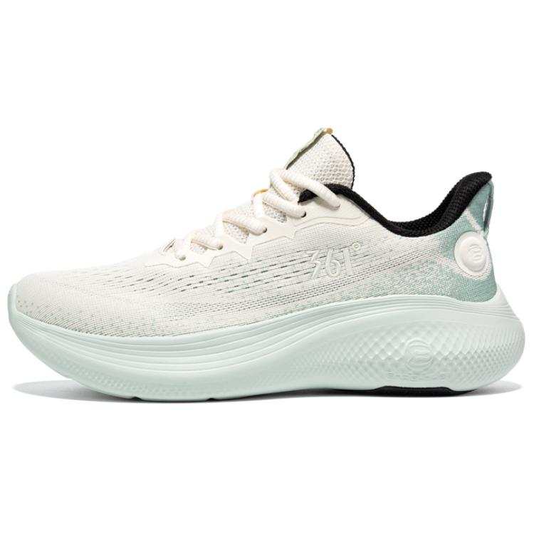 361° Slip Resistant, Abrasion Resistant, Height Increasing Low top Sprint Running Shoes Men's White Green