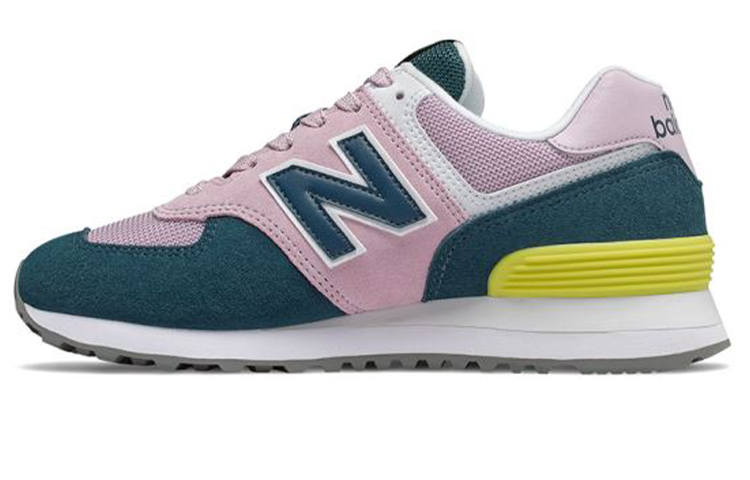 New Balance New Balance NB 574 Suede Low top Running Shoes Women's Green Pink