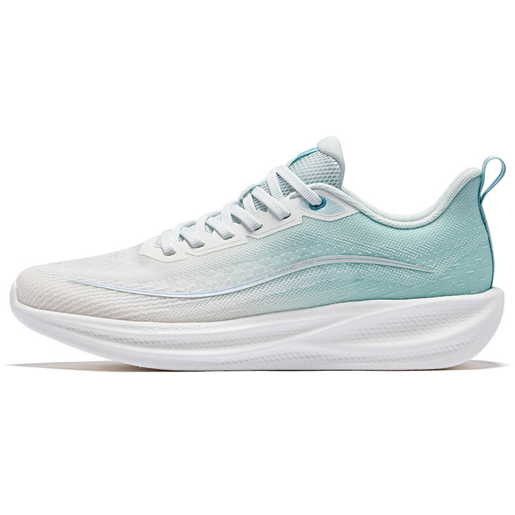 Erke Float On Water 6 Running Shoes Men's Low Top Microcrystal White Azure