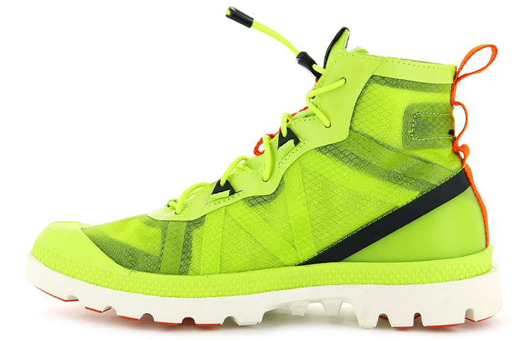 Palladium Pampa Abrasion Resistant Abrasion Resistant Short Outdoor Boots Unisex Neon Yellow
