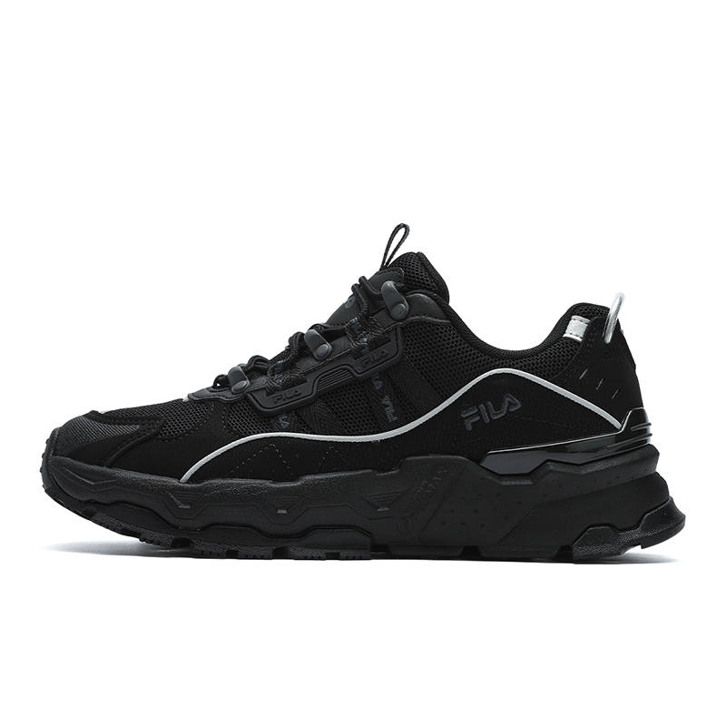FILA Trek Abrasion Resistant Coverage Low top Casual Shoes Women's Black
