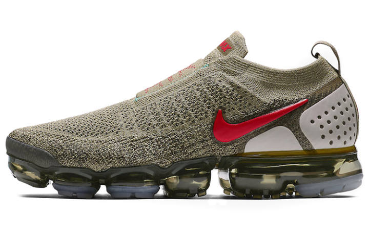 Nike Nike Air VaporMax Moc 2 Neutral Olive Habanero Red