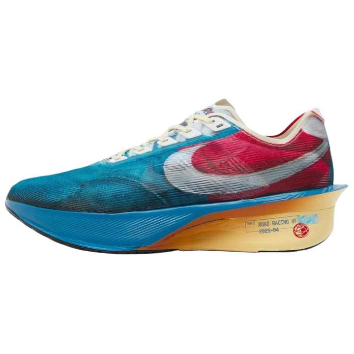 Nike Nike ZOOMX VAPORFLY NEXT% 4 Fabric Low top ZOOMX Casual Marathon Running Shoes Men's Blue Red