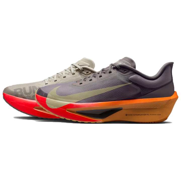 Nike Nike Zoom Fly 6 Rebound Full Carbon Fiber Wingboard Running Shoes Men's Gray Brown