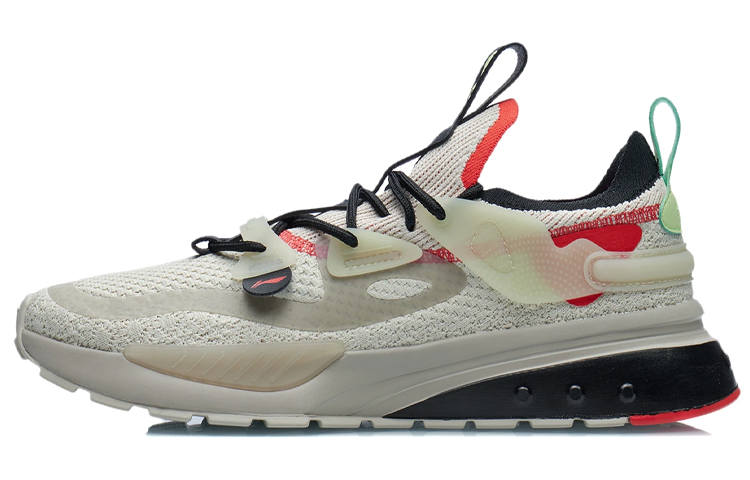Li-Ning Li Ning Dimensity Bead Low top Running Shoes Men's White Gray