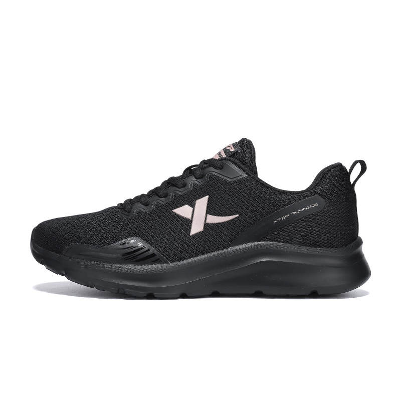 XTEP Cushioning Abrasion Resistant Low top Casual Running Shoes Women's Black
