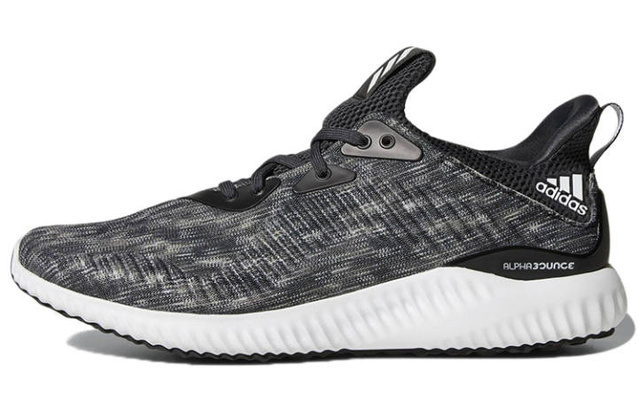 Adidas Adidas AlphaBounce Running Shoes Men's Low Top Carbon Black