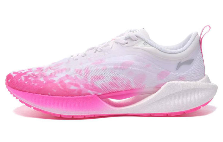 Li-Ning Li Ning Super Light 19 Low top Running Shoes Women's White Pink