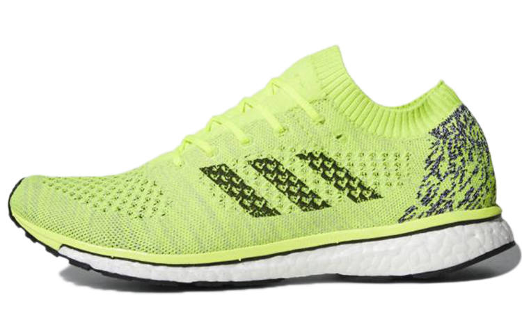 Adidas Adidas Adizero Prime Comfortable Slip Resistant And Breathable Low top Running Shoes Unisex Green Black