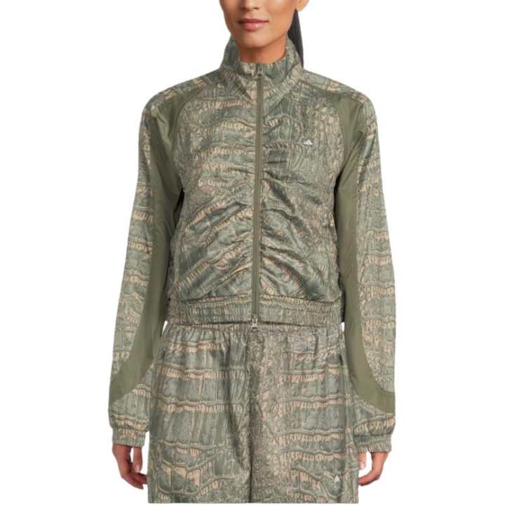 Adidas Adidas Jackets Women's Green Stand Collar Moderate Other