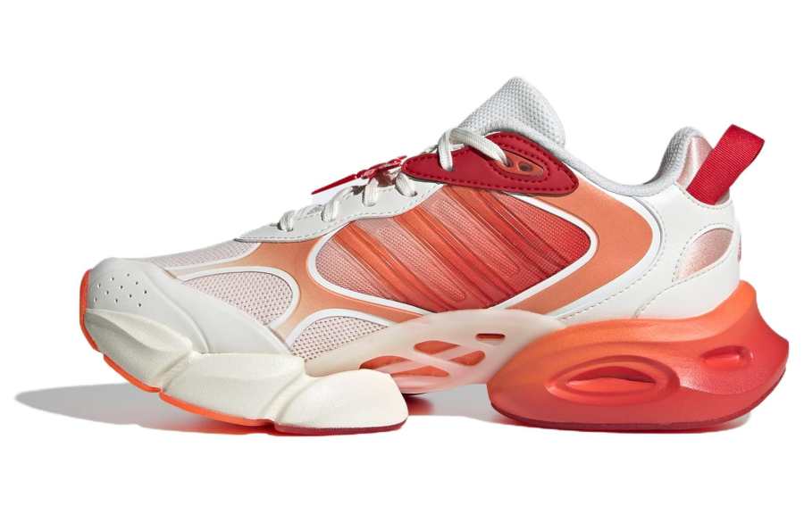 Adidas Adidas CLIMACOOL VENTO 3.0 Vintage Fabric Cushioning, Wear Resistant Low top Running Shoes Women's White Red