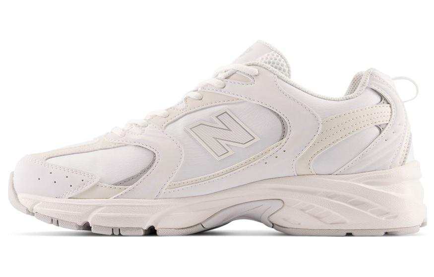 New Balance New Balance NB 530 Synthetic Leather Cushioning Abrasion Resistant Breathable Low top Running Shoes Unisex Mist Gray