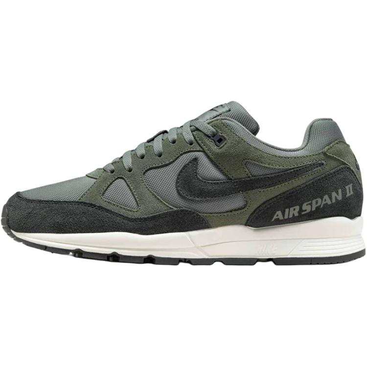 Nike Nike Air Span 2 Comfortable Cushioning Lightweight Low top Casual Shoes Men's Gray Green