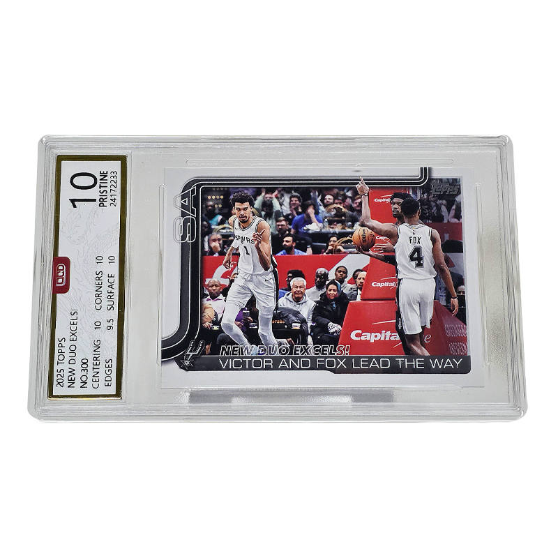 Topps Wembanyama Star Card 25 26 Rookie Collection Graded Cards 1 Pc