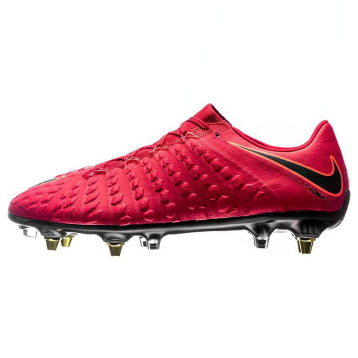 Nike Nike SG Soft Ground Cushioning Slip Resistant Abrasion Resistant Soccer Shoes Men's Red Black
