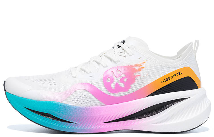 BMAI Jingtan FLY Low Top Running Shoes Men's Blue Pink White