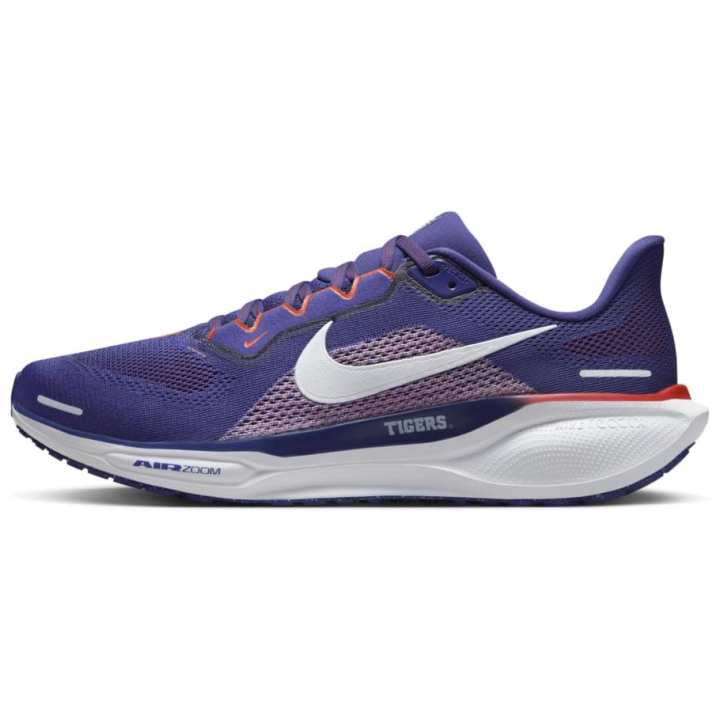 Nike NCAA x Nike Pegasus 41 Slip Resistant Abrasion Resistant Low top Running Shoes Unisex Purple
