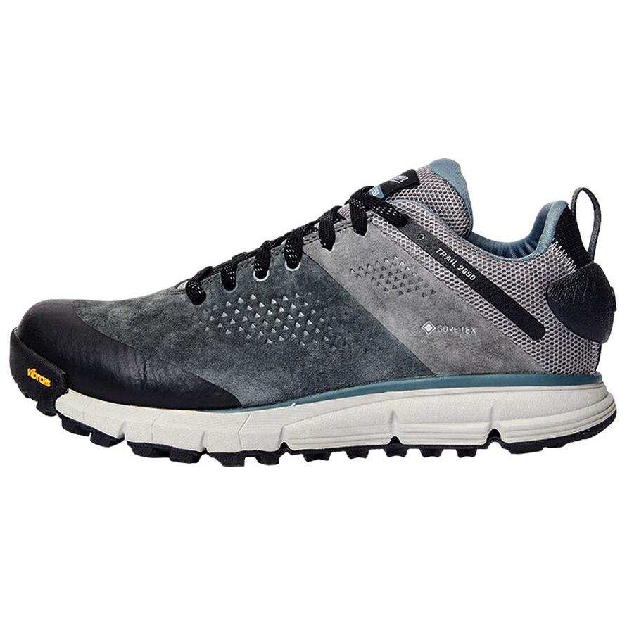 Danner Trail 2650 Round Tip Cushioning Slip Resistant Low top Hiking Shoes Men's Gray Blue