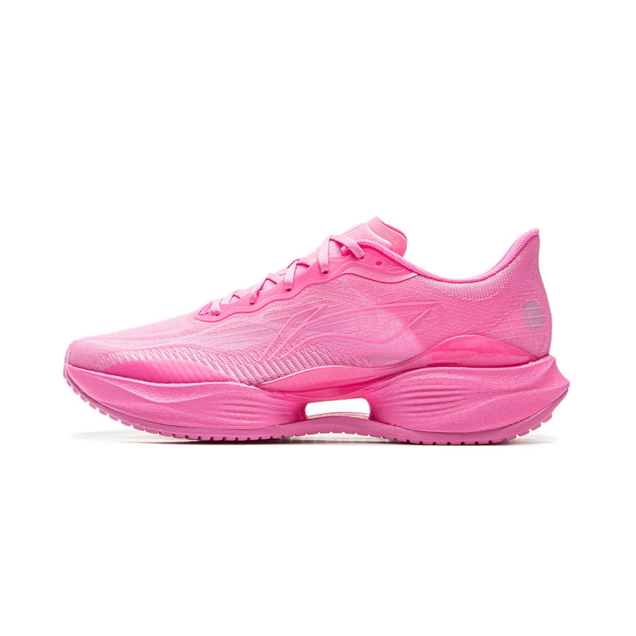 Li-Ning Li Ning Super Light 22 Low top Casual Long Distance Running Sprint Running Shoes Women's Rose Red