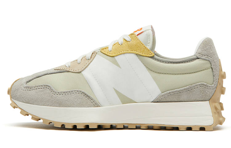 New Balance New Balance NB 327 Comfortable Low top Casual City Commuting Running Shoes Women's Lime Beige Yellow