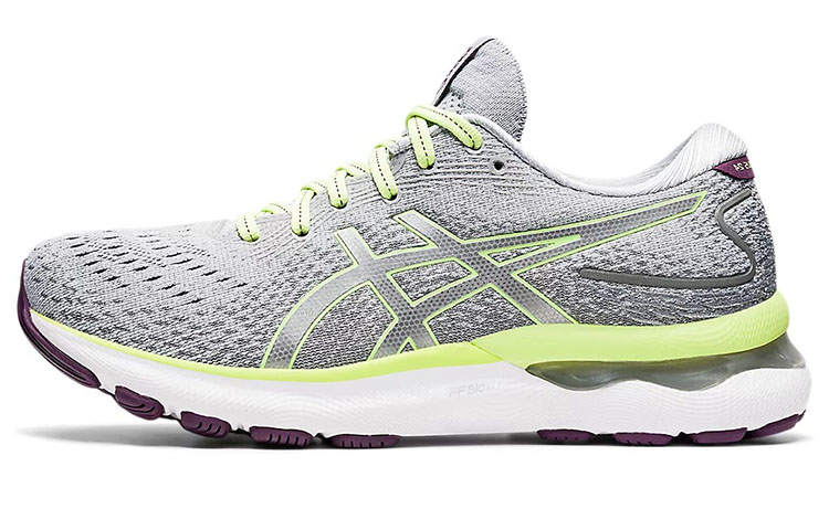 ASICS Gel Nimbus 24 'Piedmont Grey Lime Green' Women's