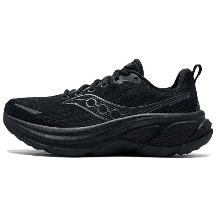 Saucony Hurricane 25 Low top Training Racing Running Shoes Unisex Black