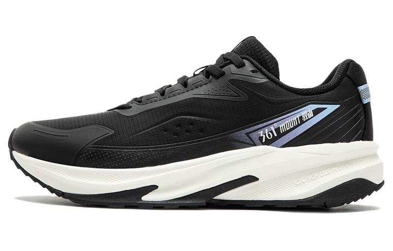 361° Cushioning Abrasion Resistant Waterproof Low top Running Shoes Women's Black Blue